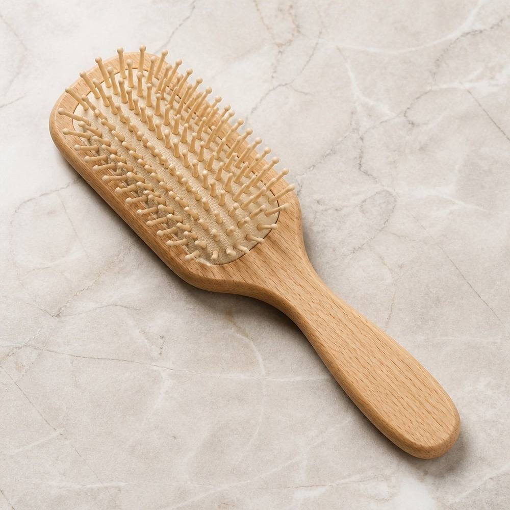 Brosse à cheveux en bois