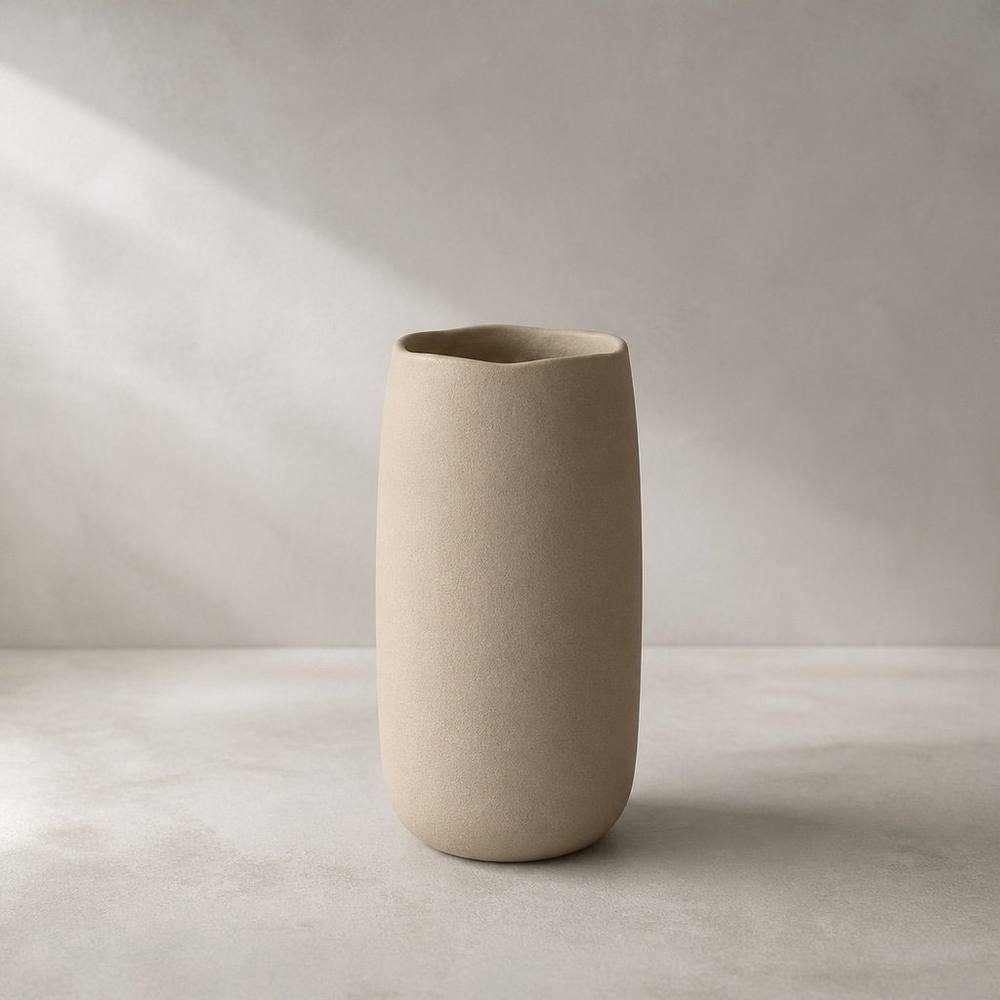 Vase céramique sable