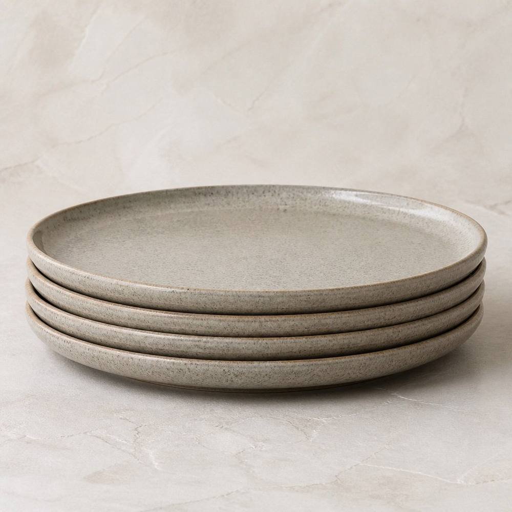 Set de 4 assiettes grès