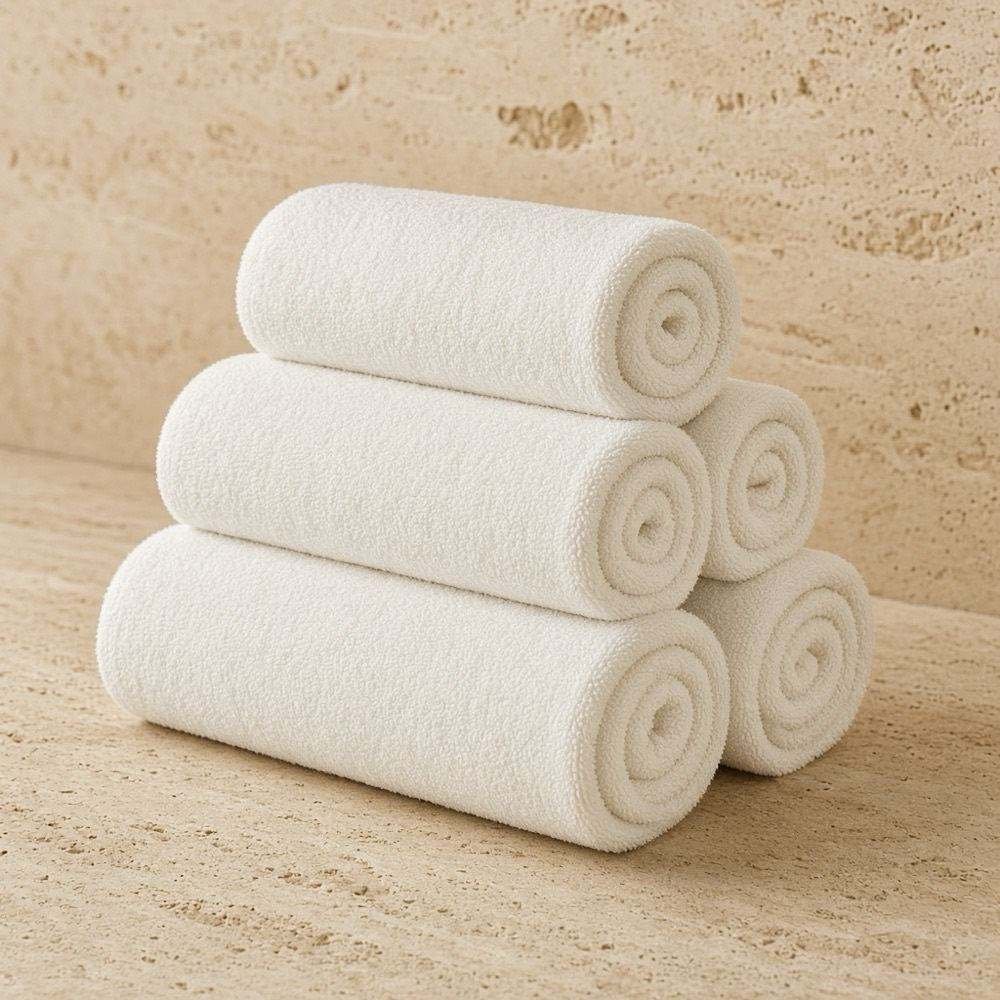 Lot de 4 serviettes de bain coton — vue principale