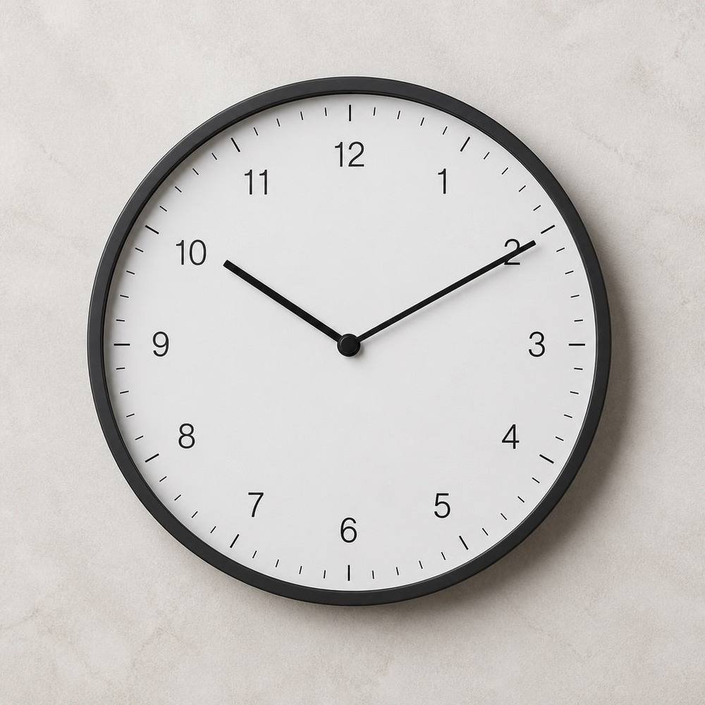Horloge murale silencieuse